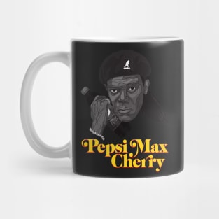 Max Cherry?! (Black + white version) Mug